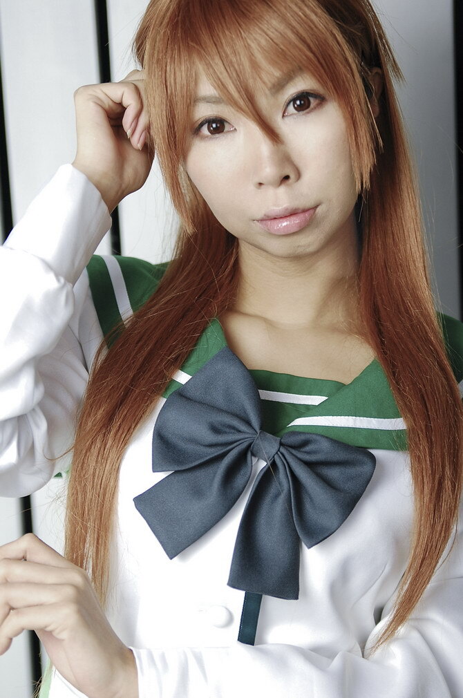 [Cosplay] 2013.04.09  Big boobs Saya Takagi 性感制服诱惑